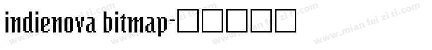 indienova bitmap字体转换